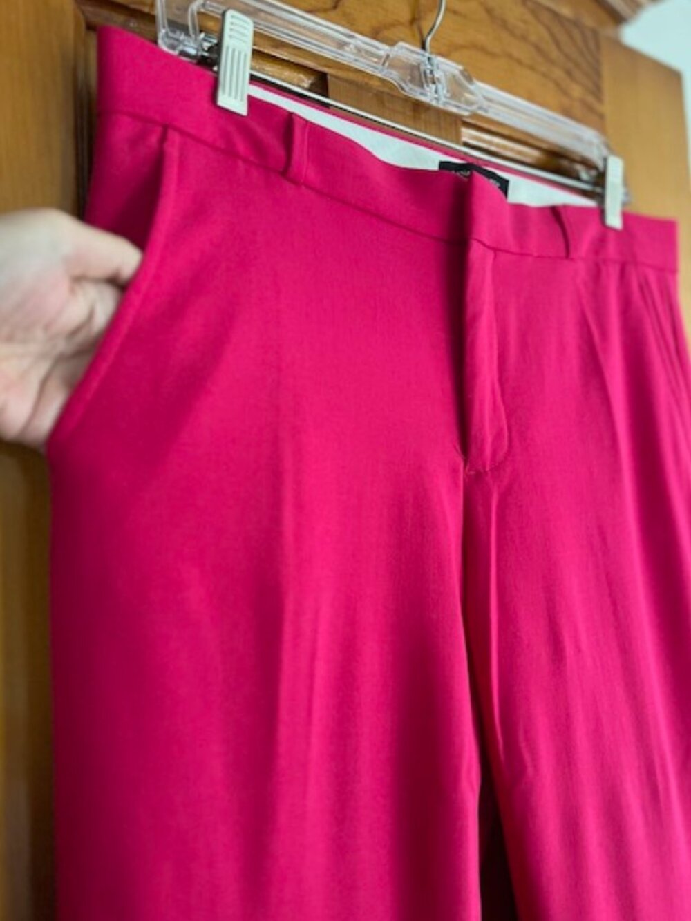 Banana Republic Ryan Vibrant Pink Pants Woman's Size 10 - Picture 6 of 11
